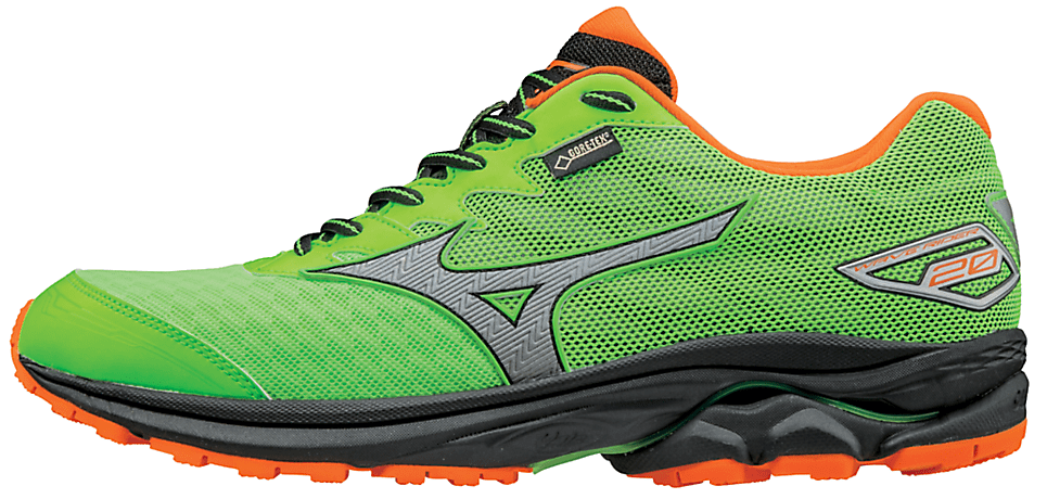 Mizuno Wave Rider 20 Gtx - Shoe (964x600), Png Download