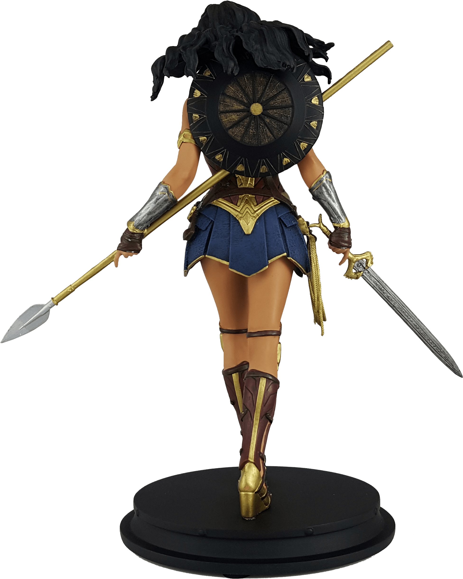 Based Off The Film's Scans Of Actress Gal Gadot Made - Wonder Woman Statues Png (2438x2438), Png Download