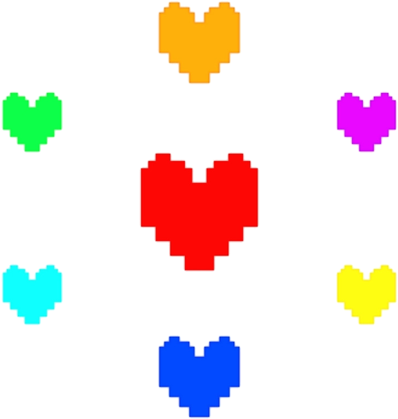 Undertale 7 Souls Png (800x800), Png Download