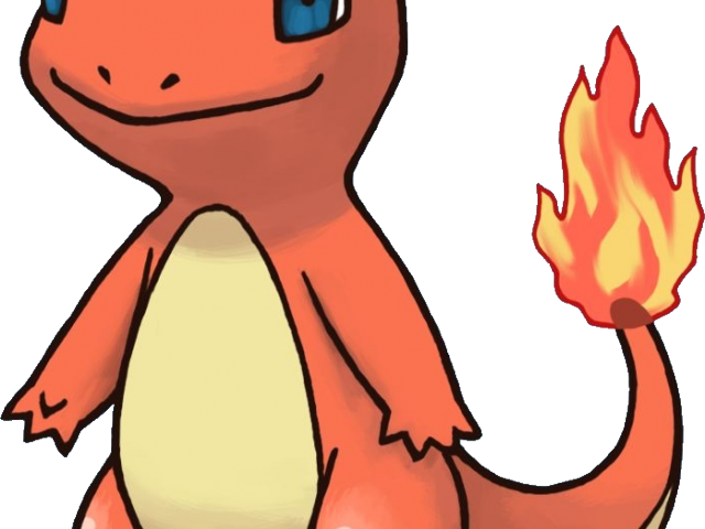 Pokemon Clipart Red Orange - Pokemon Charmander (640x480), Png Download