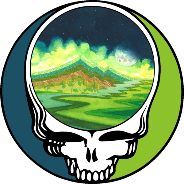 Hodi's Halfnote W/ Lineage Band & Special Guests - Grateful Dead Steal Your Face Png (600x602), Png Download