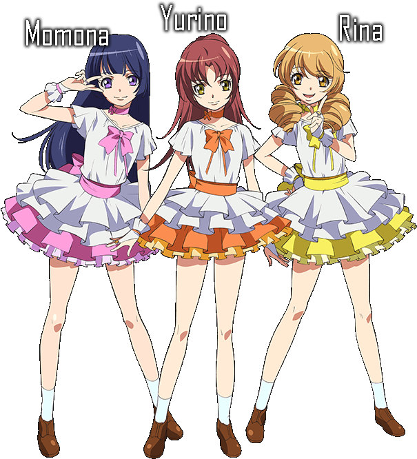 Million Doll Trio Itorio - Million Doll Momona (624x800), Png Download