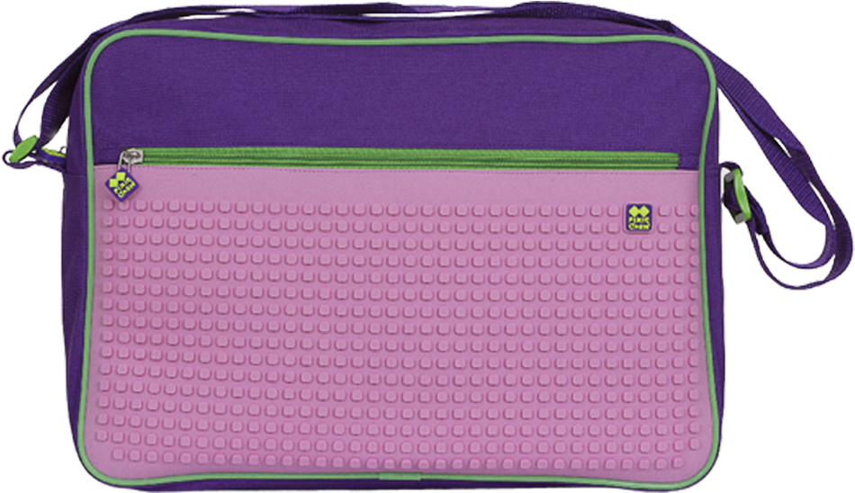 Pixie Messenger Taška Přes Rameno Fialově Fuchsiová - Messenger Bag (1000x1000), Png Download