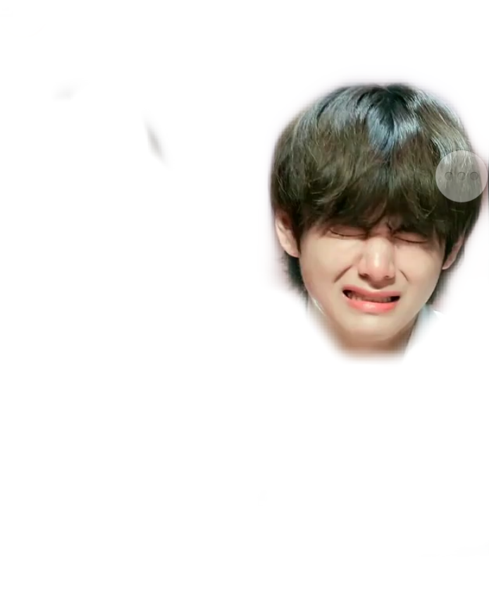 694 X 862 1 - Crying Taehyung Transparent Background (694x862), Png Download