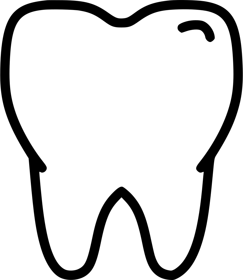 Png File - Free Tooth Svg (850x980), Png Download