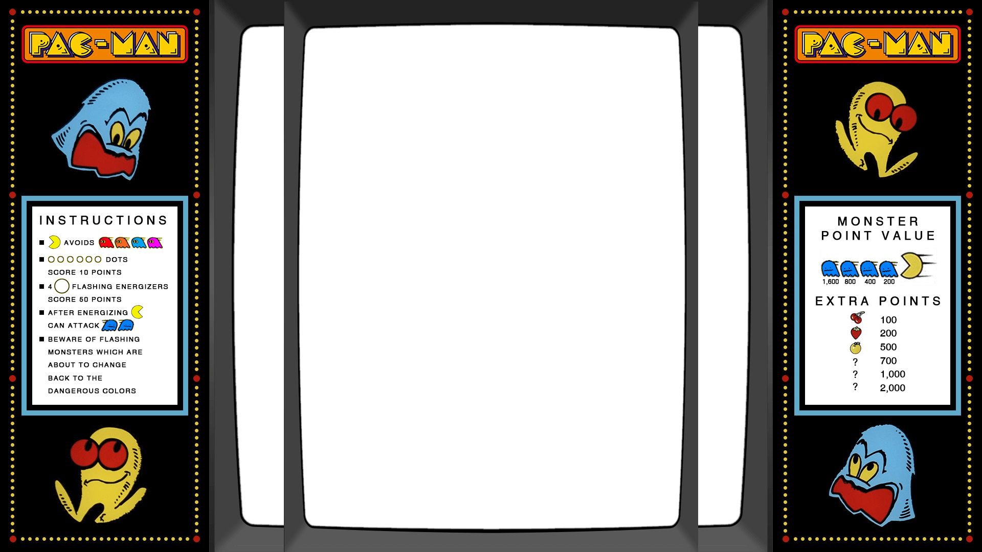 0 1508949562262 1508942961451-pacman - Bezel Pacman (1920x1080), Png Download