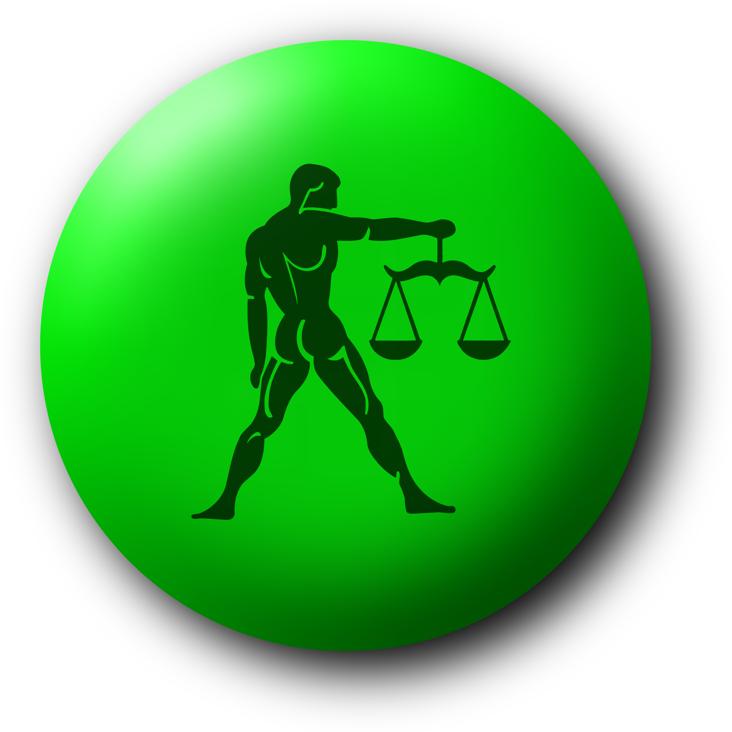 This Free Icons Png Design Of Libra Drawing 5 (2400x2400), Png Download