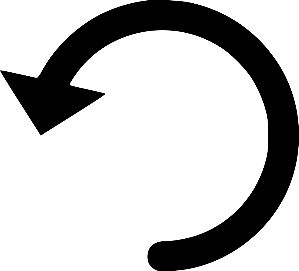 Refresh Png Icon Download - Transparent Background Circular Arrow (980x888), Png Download