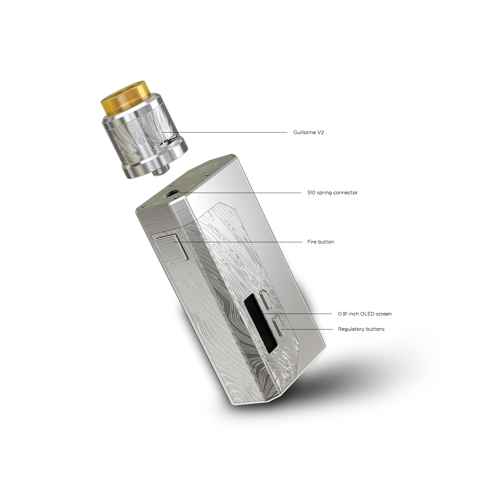 Luxotic Mf Box With Guillotine V2 Kit - Wismec Luxotic Mf Box (1622x1622), Png Download