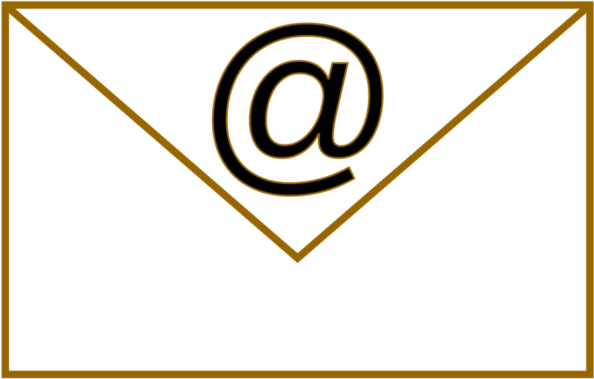 Email Address Signature Block Computer Icons Address - Clip Art Email (1061x750), Png Download