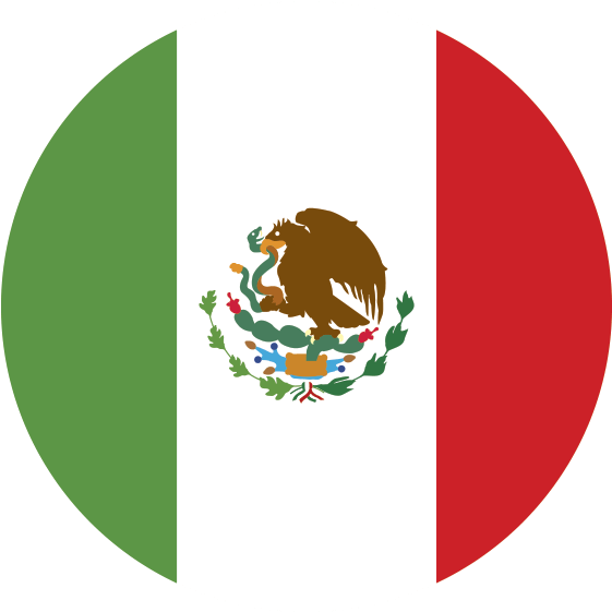 Ícono Con Bandera De México - Mexico Flag (600x600), Png Download