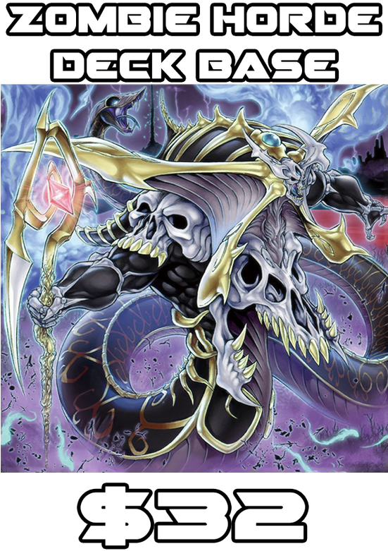 Zombie Horde Deck Bundle - Drochshúile The Spirit King Yugioh (550x800), Png Download