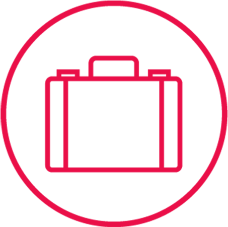 Darren Holds Debate On Waiters And Waitresses' Tips - Briefcase Icon Transparent White (800x500), Png Download