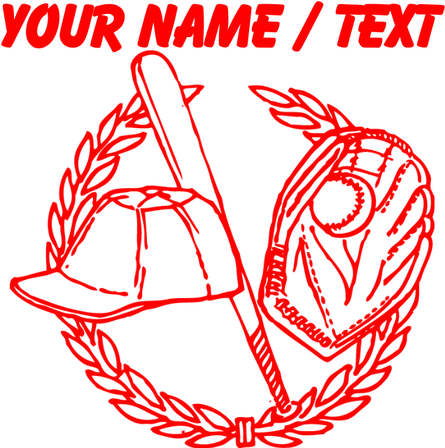 Custom Red Baseball Icon Tile Coaster - Crotch Rocket Black And White Clipart (700x700), Png Download