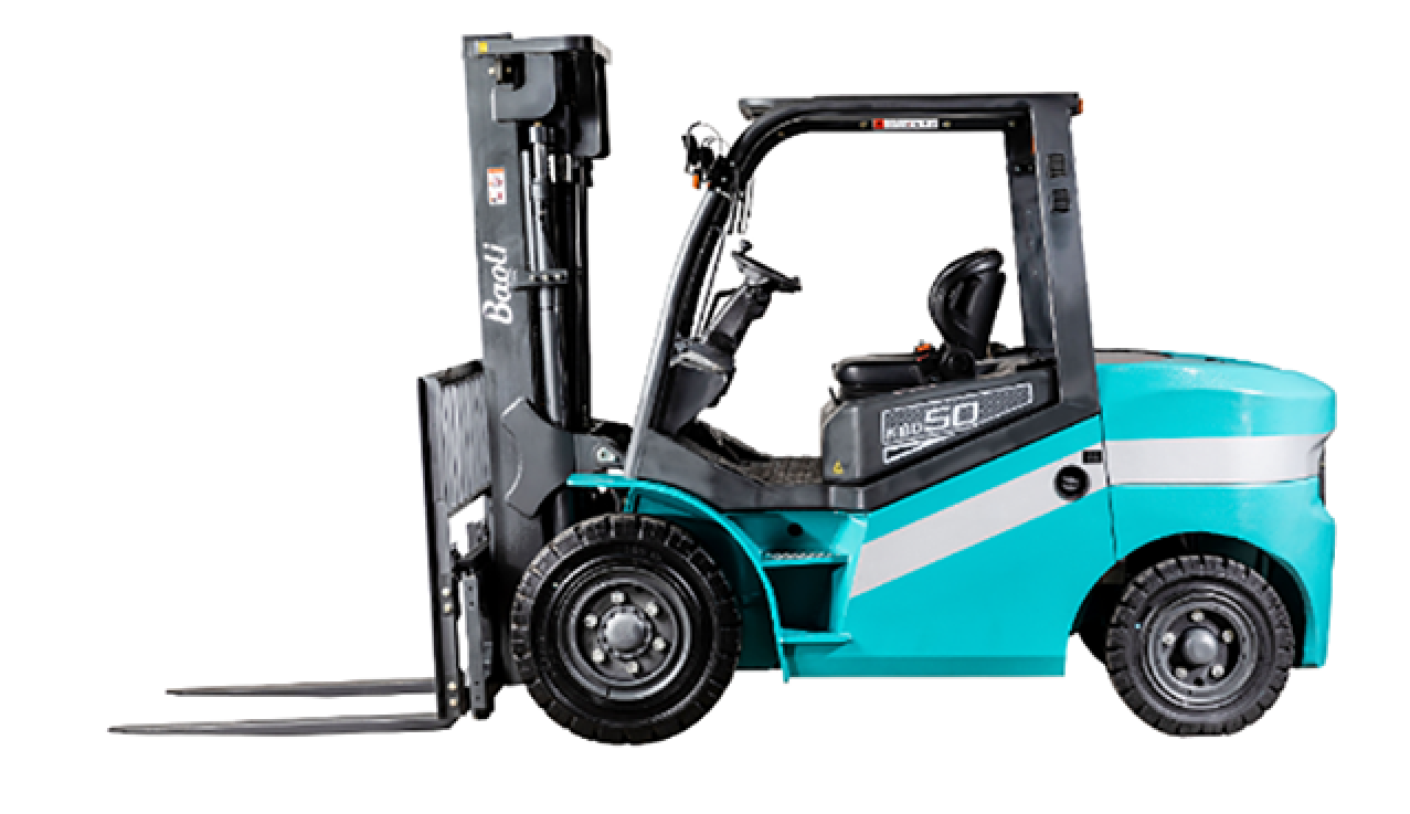 Diesel 4-wheel Forklift - Baoli Montacargas (1540x800), Png Download