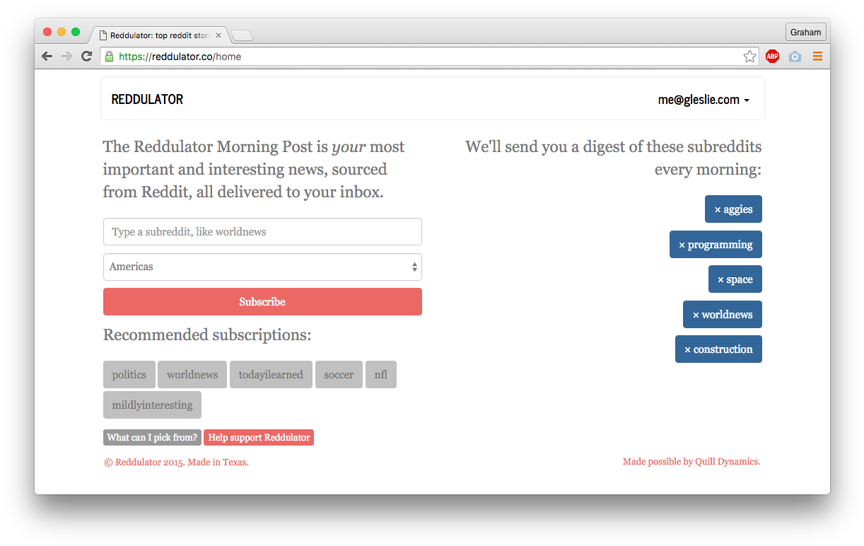 Reddit News Delivered To Your Inbox Quill Dynamics - Concrete Matter (1237x785), Png Download