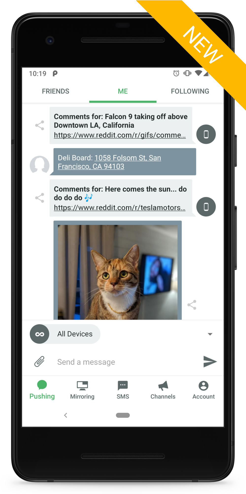 The Most Significant Change We've Made In Today's Update - Pushbullet Inc (1000x2008), Png Download