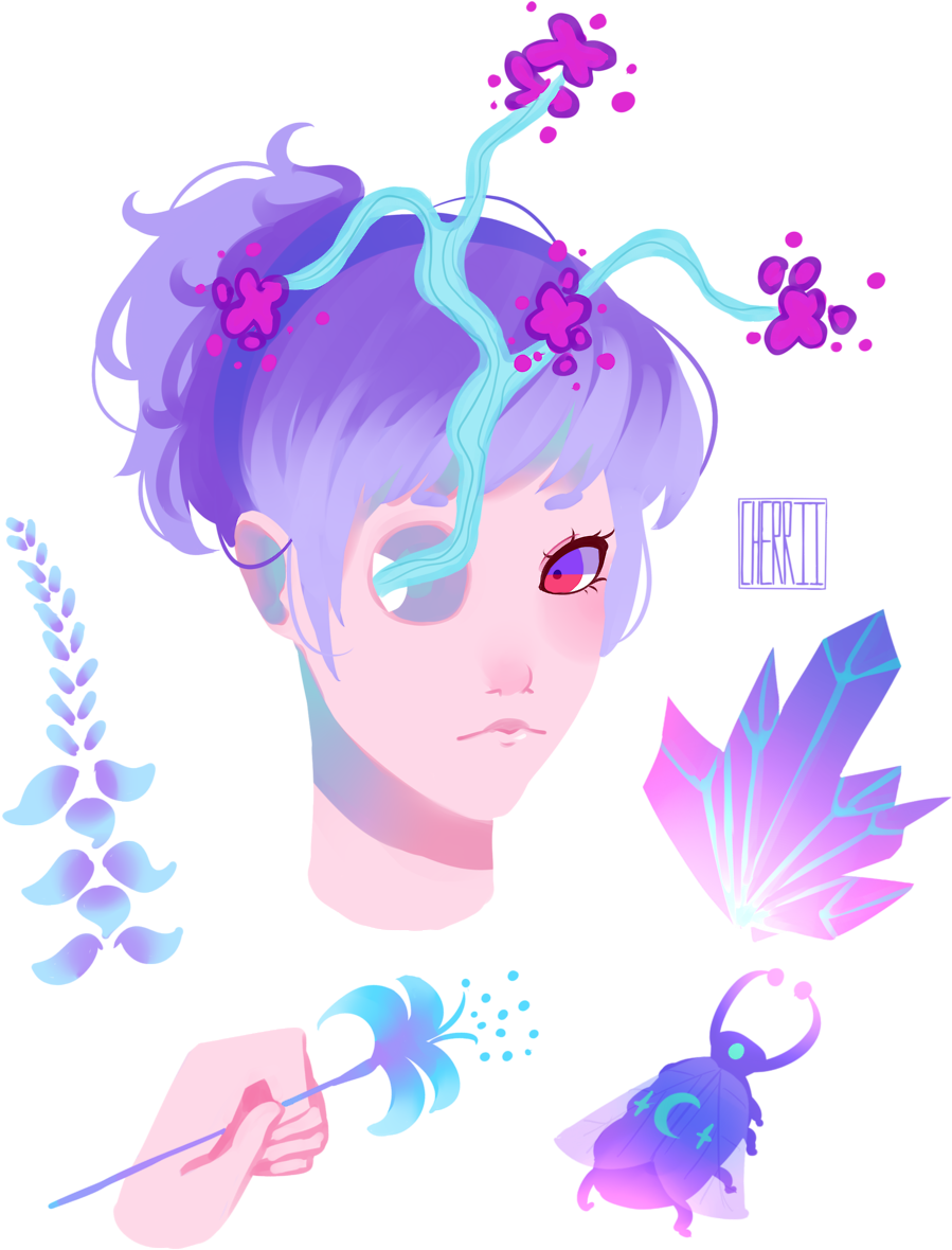 Paint Tool Sai Full Version Tumblr Png Flowers - Geode Beetle (1280x1280), Png Download