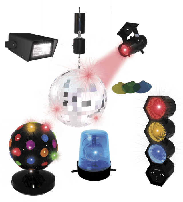 Disco Party Set - - Sjove Gadgets (640x708), Png Download