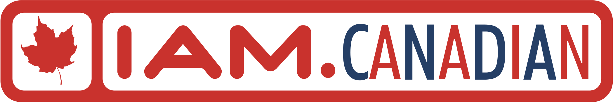 I Am Canadian 1 Logo Png Transparent - Am Canadian (2400x2400), Png Download