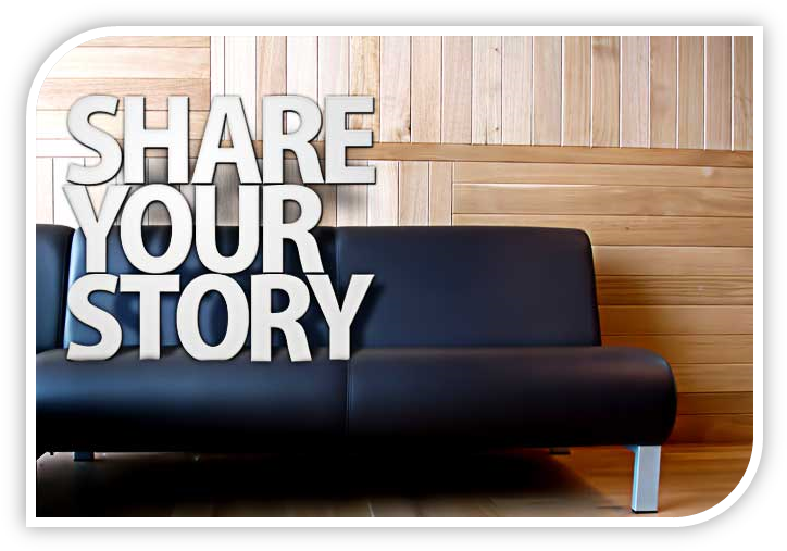 Share Your Story2 - Studio Couch (732x515), Png Download