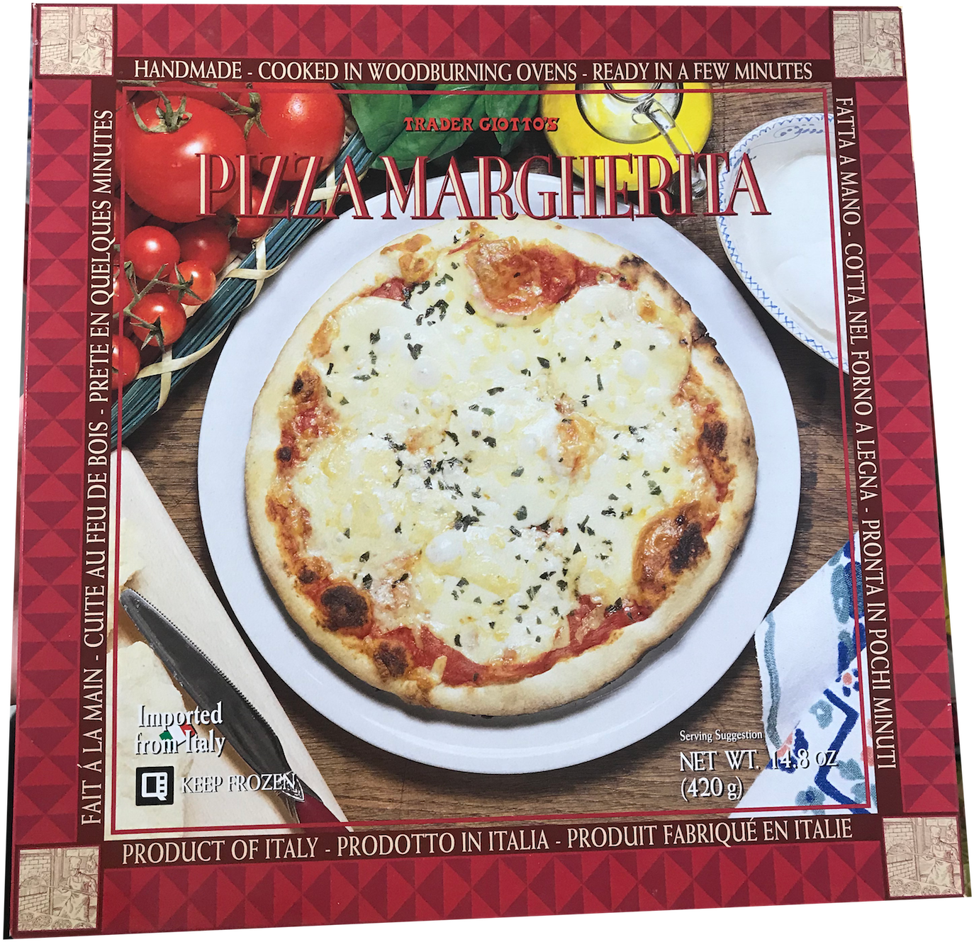 Pizza Margheritadelish - Trader Joe's Margarita Pizza (1440x1920), Png Download