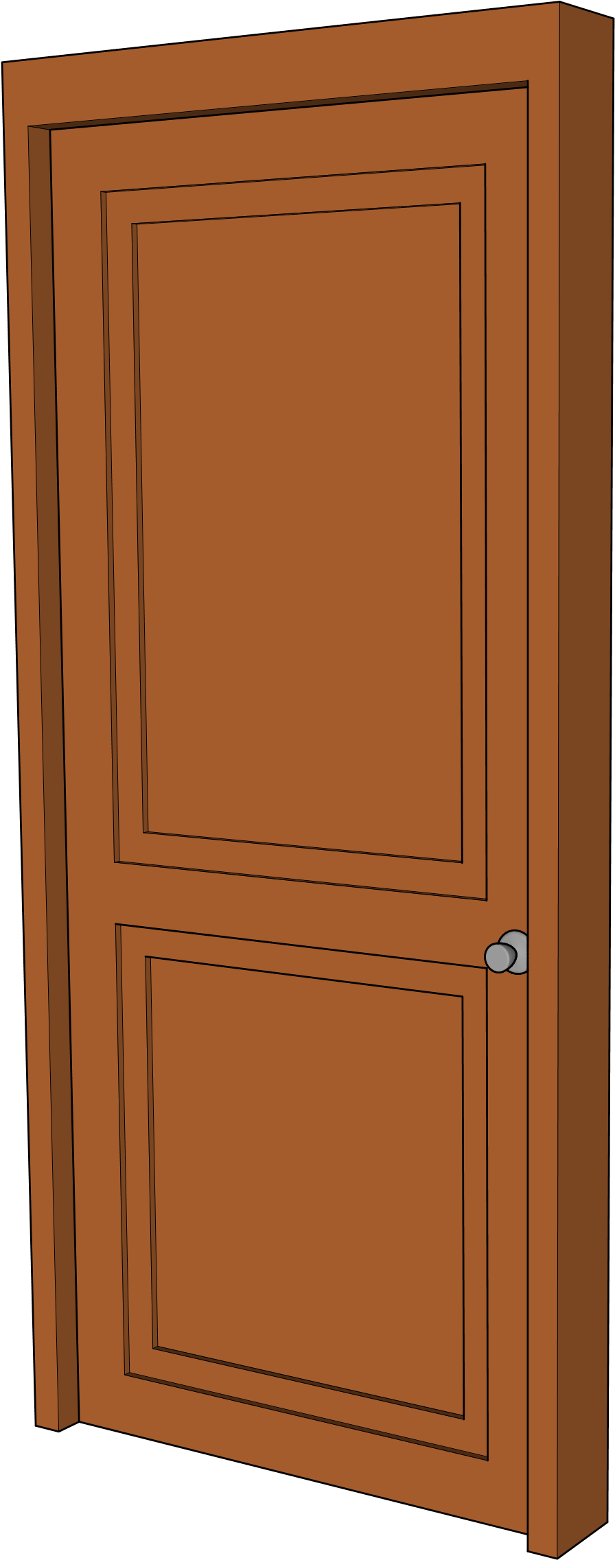 Viewsion Sketchup Door Database - Home Door (2316x2746), Png Download