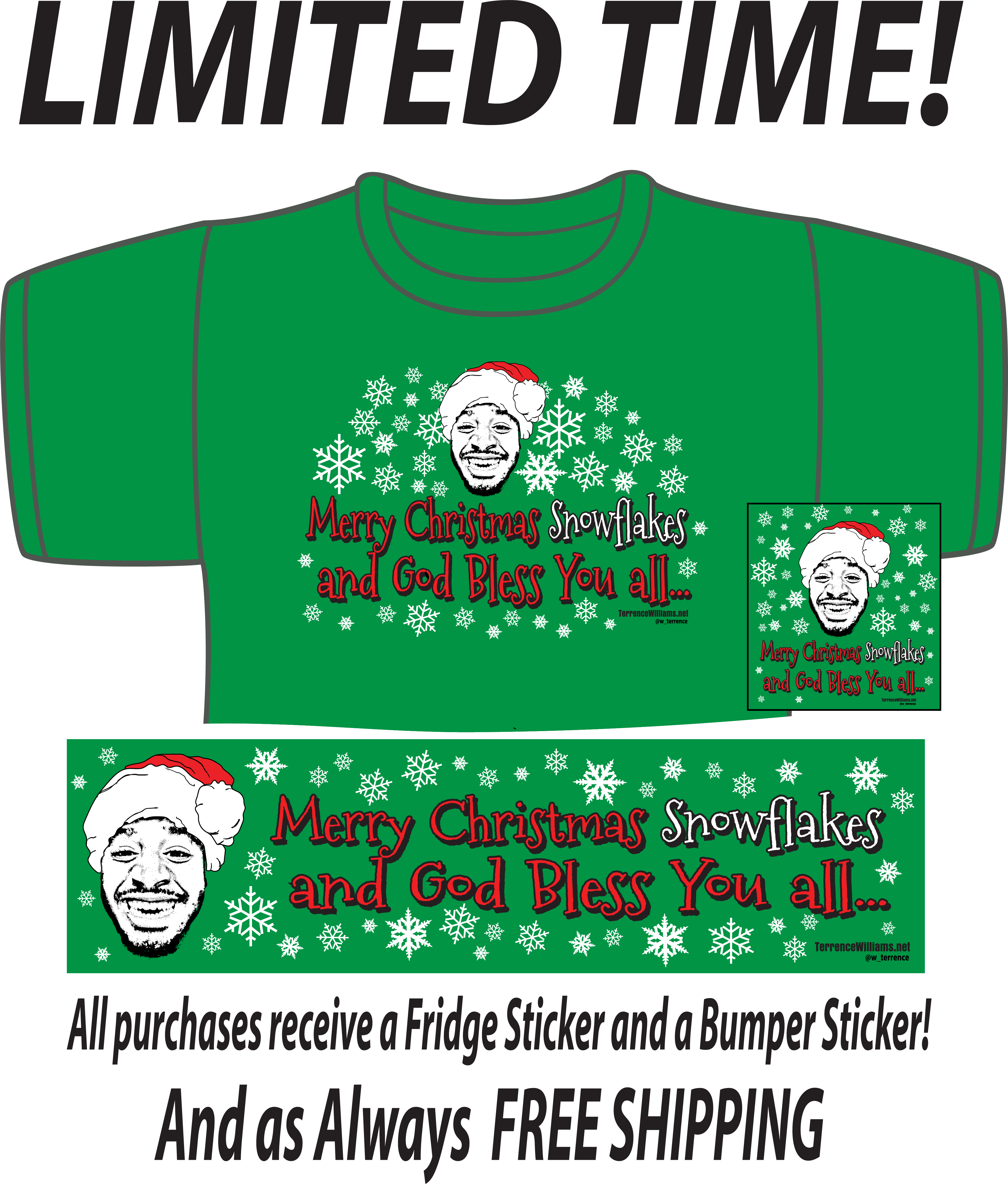 Merry Christmas Snowflakes - Illustration (3877x4554), Png Download