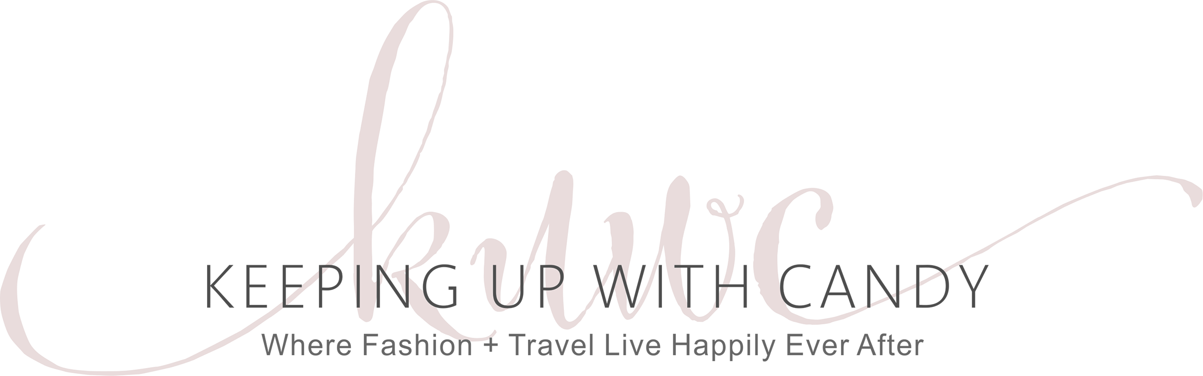 Lifestyle Blogger Candy Rachelle Of Keeping Up With - Calligraphy (2417x757), Png Download