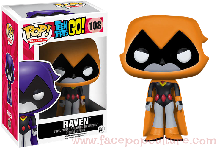 Details About Funko Pop Vinyl Teen Titans Go Raven - Teen Titans Pop (750x507), Png Download