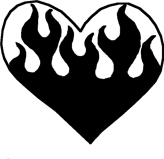 Black Flames - Emblem (670x670), Png Download
