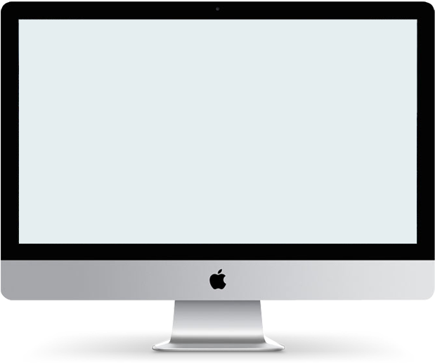 Monitor-bg - Mac Png (618x535), Png Download