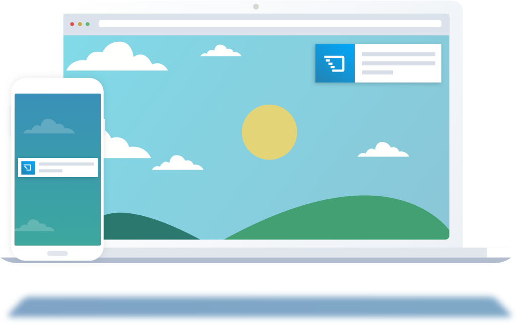 Easy Way To Send Push Notifications For Web And Mobile - Web Push Notification Icon (1028x644), Png Download