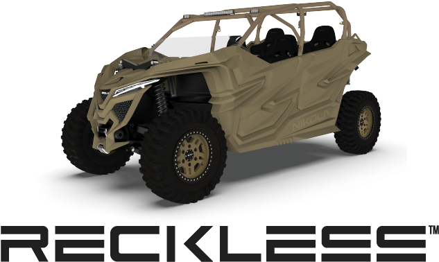 Nikola Reckless Logo2 - Armored Car (870x600), Png Download