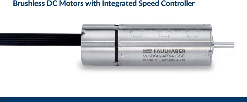 Brushless Dc Motor With Speed Controller - Small Size Bldc Motor (980x450), Png Download