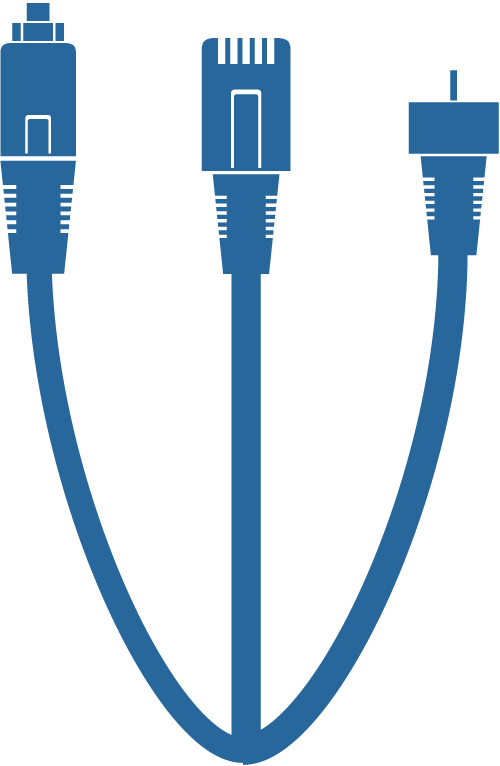 Runs To Your Existing Network, Provide Some Much Needed - Network Cable Wiring Icon (500x766), Png Download