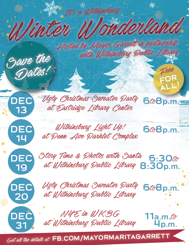Wilkinsburg Winter Wonderland - Poster (612x792), Png Download