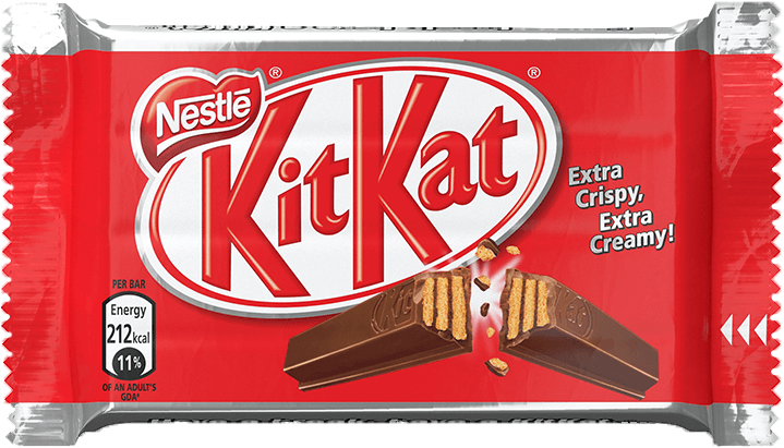 Kitkat® 4 Finger Milk Chocolate Wafer - Kit Kat 25 Rs (900x900), Png Download