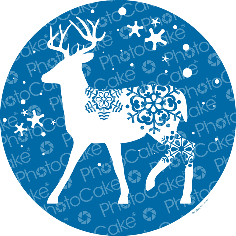 Winter Wonderland Reindeer - Reindeer (800x800), Png Download