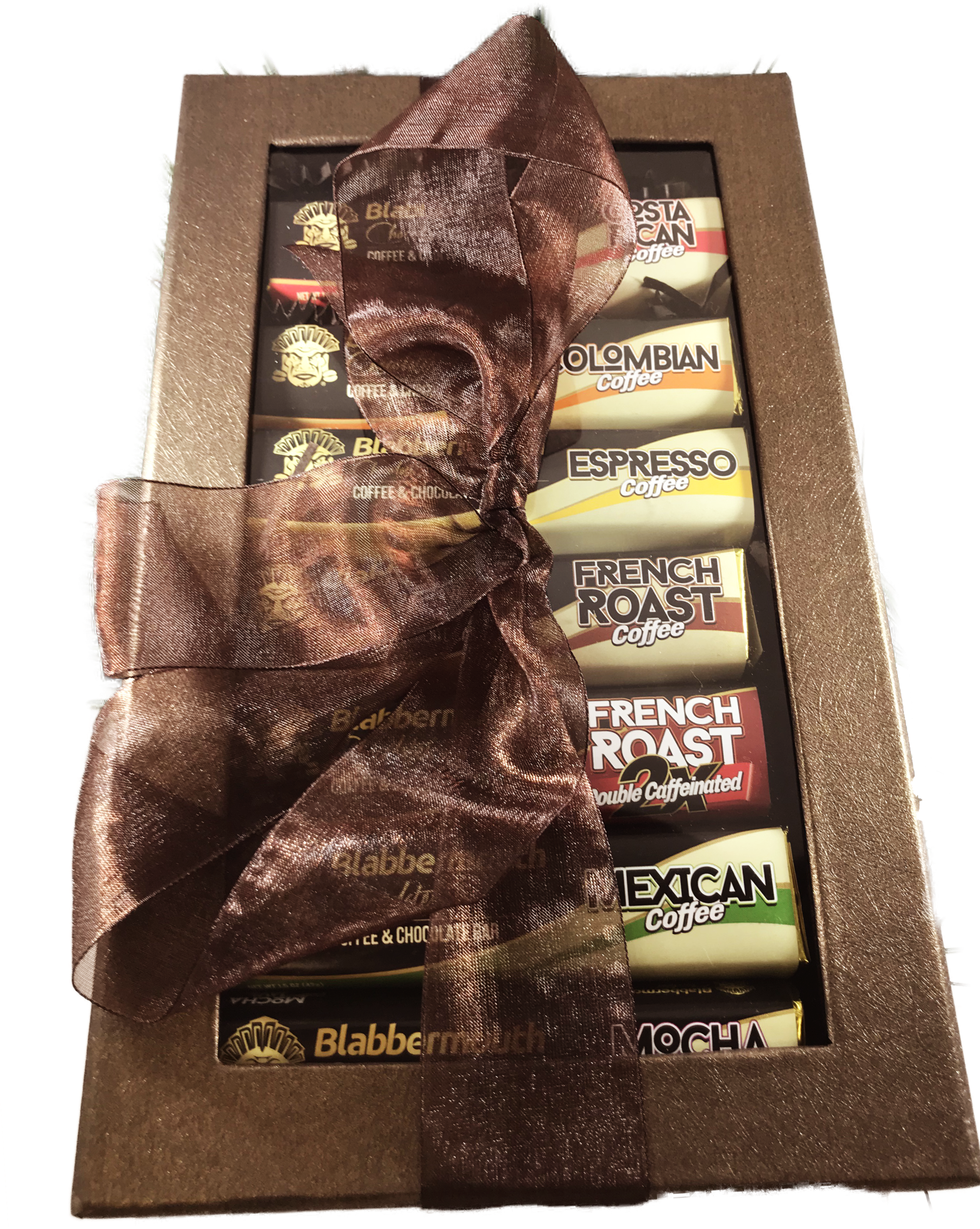 7 Pack Of Assorted Blabbermouth Caffeinated Bars In - Gift Wrapping (2048x2585), Png Download