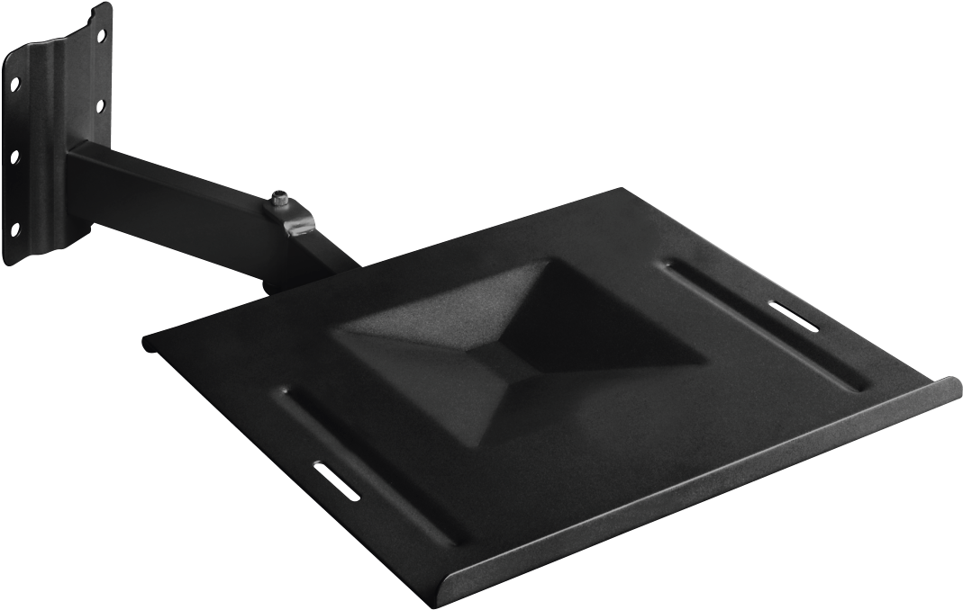 Tv Wall Bracket 2, Black - Led-backlit Lcd Display (1100x1100), Png Download