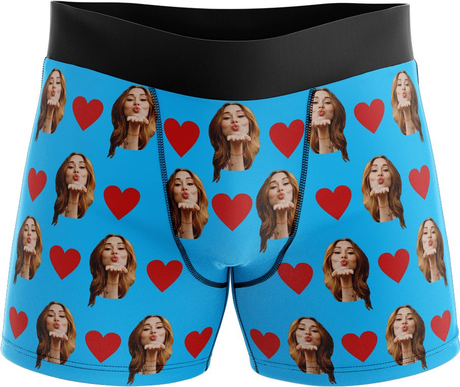 Custom Boxers With Face (1200x1200), Png Download