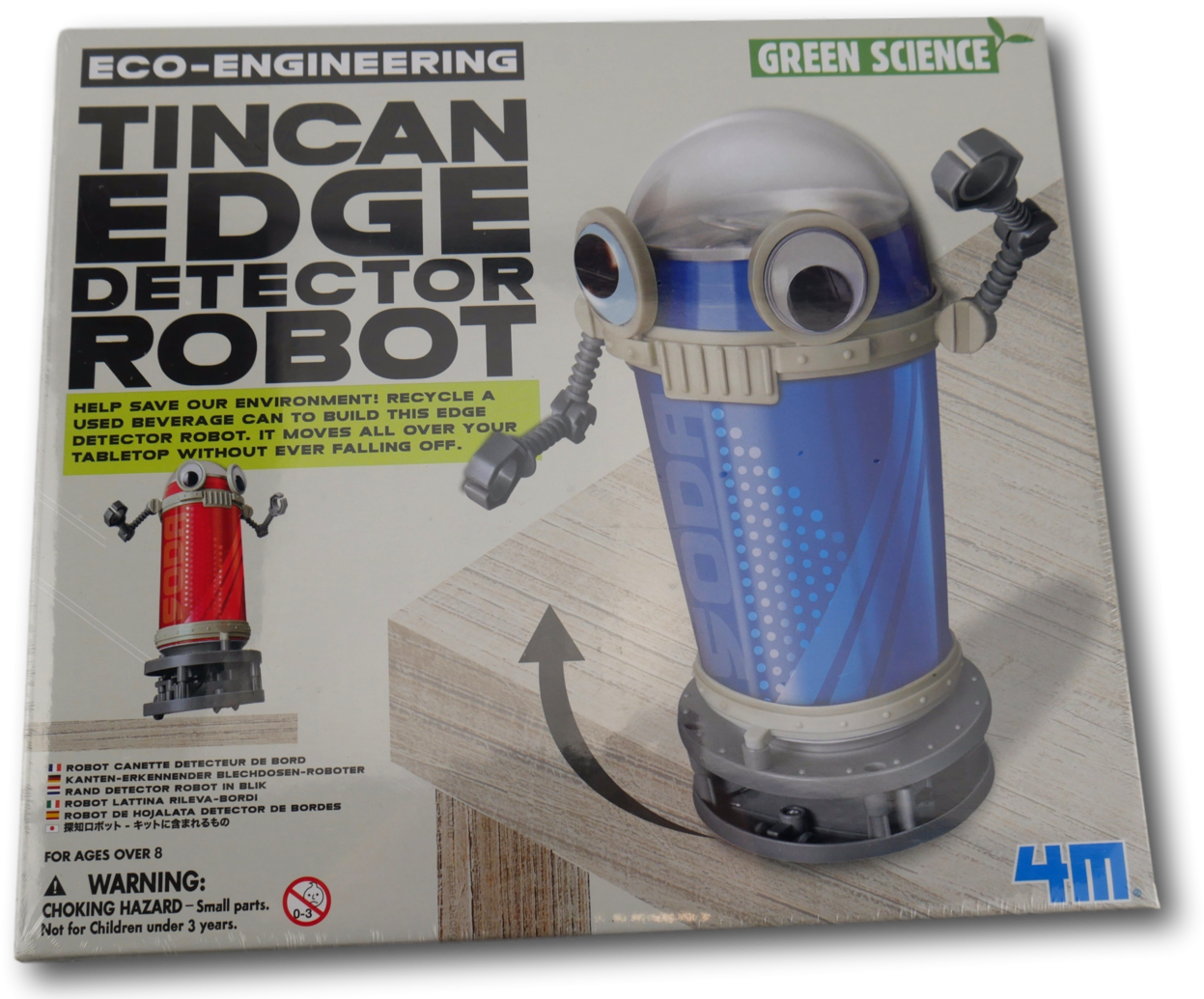 Tin Can Edge Detector - Tin Can Edge Detector Robot (1400x1051), Png Download
