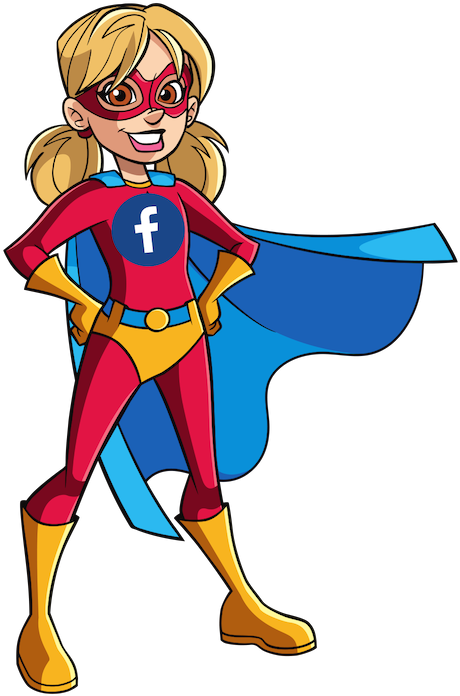 If You Are Ready To Hire Your Very Own Facebook Super-hero - Illustration (800x800), Png Download