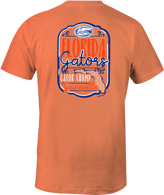 Florida Gators Love My Team Comfort Color Tee - Active Shirt (672x800), Png Download