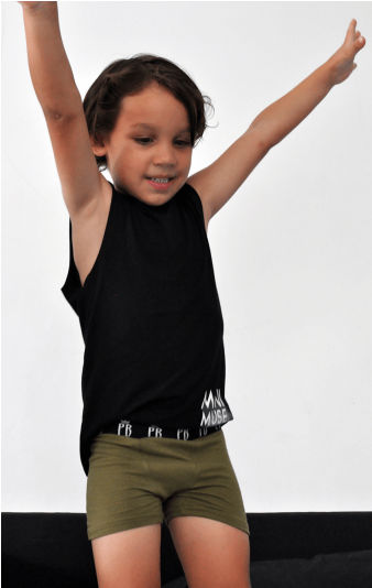 Boys Boxer Briefs And Mini Muse Black Tank By The President - Girl (800x533), Png Download