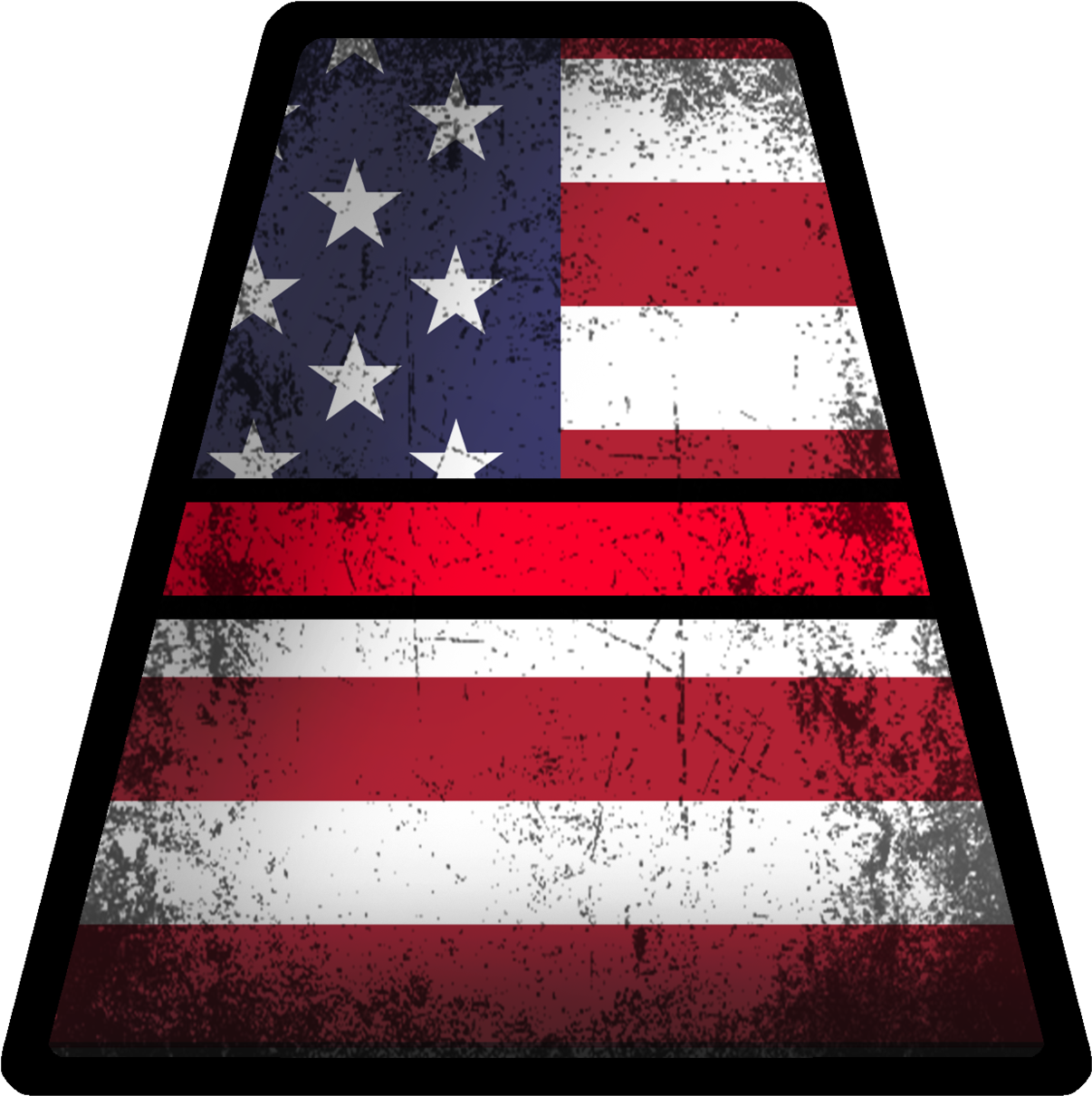 American Flag Helmet Tetrahedrons - Flag Of The United States (1400x1400), Png Download