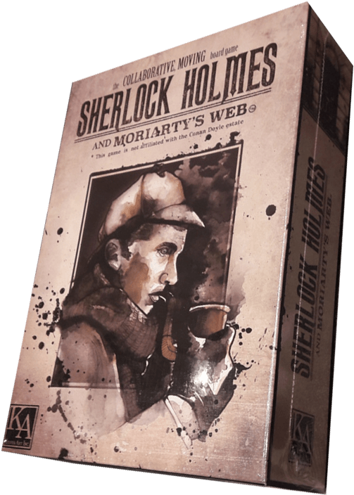 Sherlock Holmes And Moriartys Web Box - Book Cover (720x720), Png Download