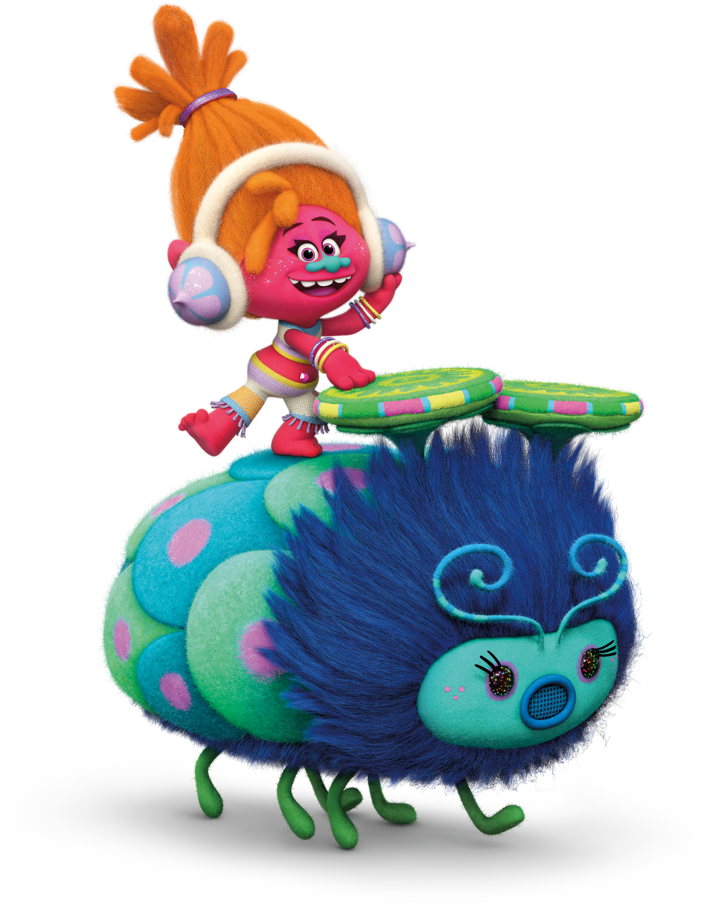 Report Abuse - Trolls Dj Suki Bug (1024x1287), Png Download