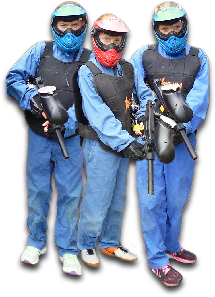 68 Cal Paintball Entertainment Packages For Teenagers - Paintball Overall Girls (748x1064), Png Download